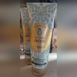 Bath And Body Works body cream.          Pear Creme Brulee